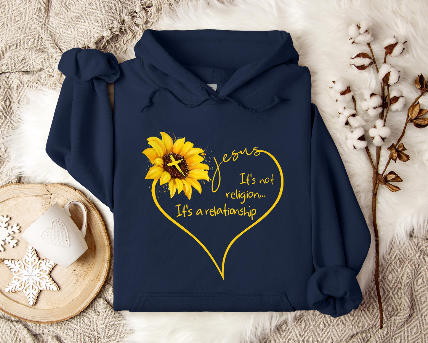 Jesus It's Not Religion It's A Relationship Hoodie