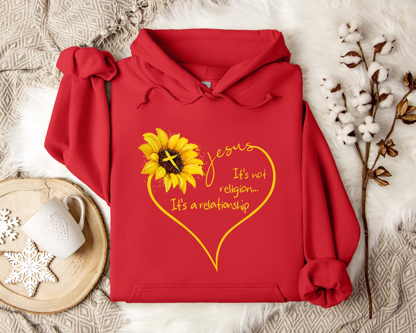 Jesus It's Not Religion It's A Relationship Hoodie