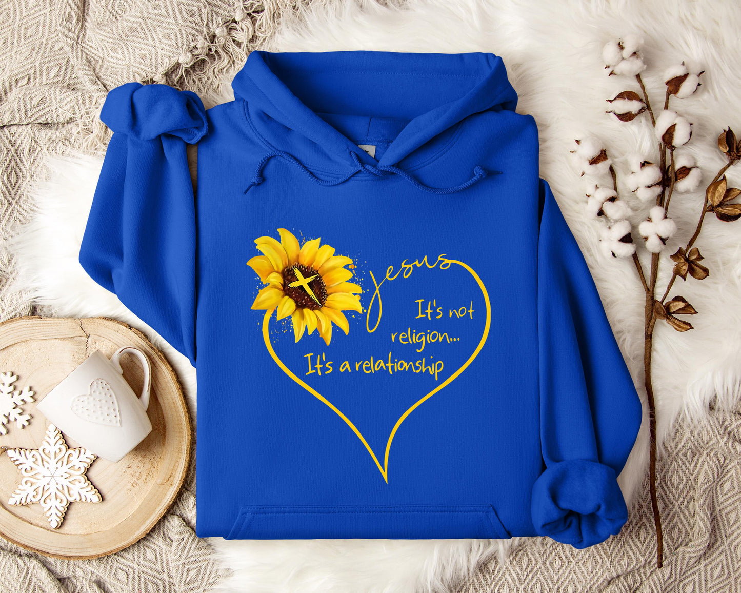Jesus It's Not Religion It's A Relationship Hoodie