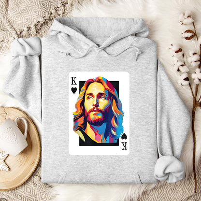 Jesus King Card Hoodie