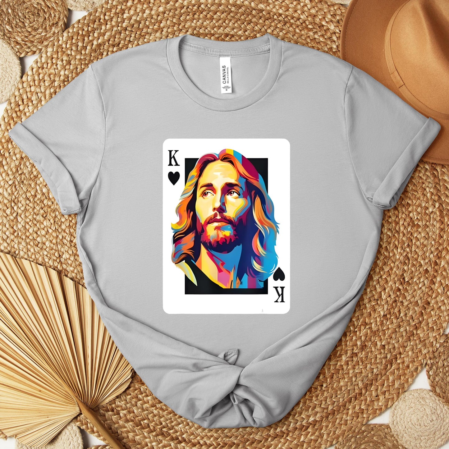Jesus King Card Premium T-shirt