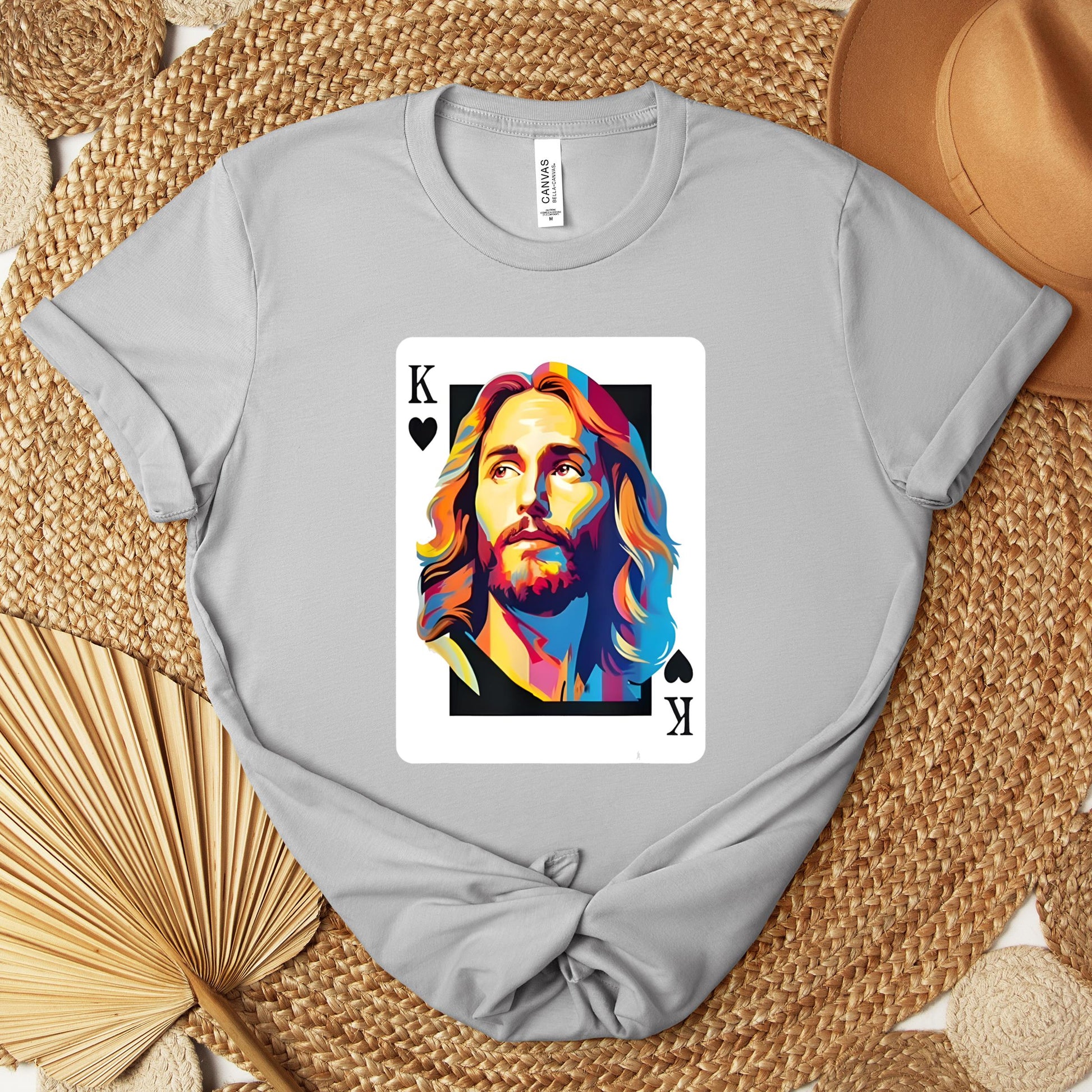 Jesus King Card Premium T-shirt