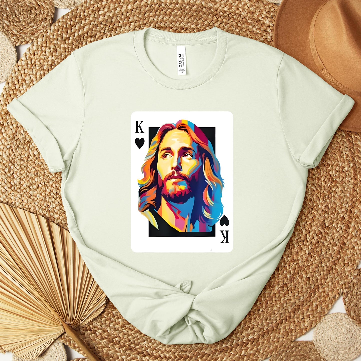 Jesus King Card Premium T-shirt