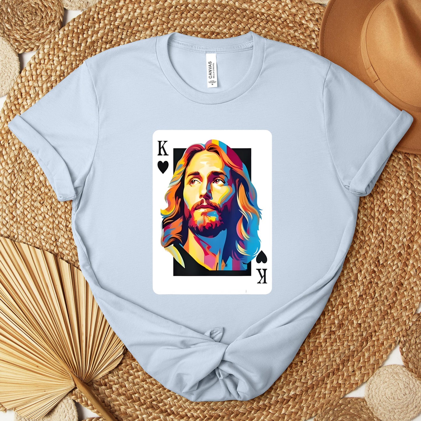 Jesus King Card Premium T-shirt