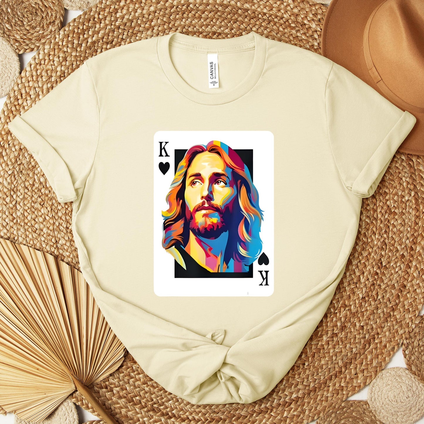Jesus King Card Premium T-shirt