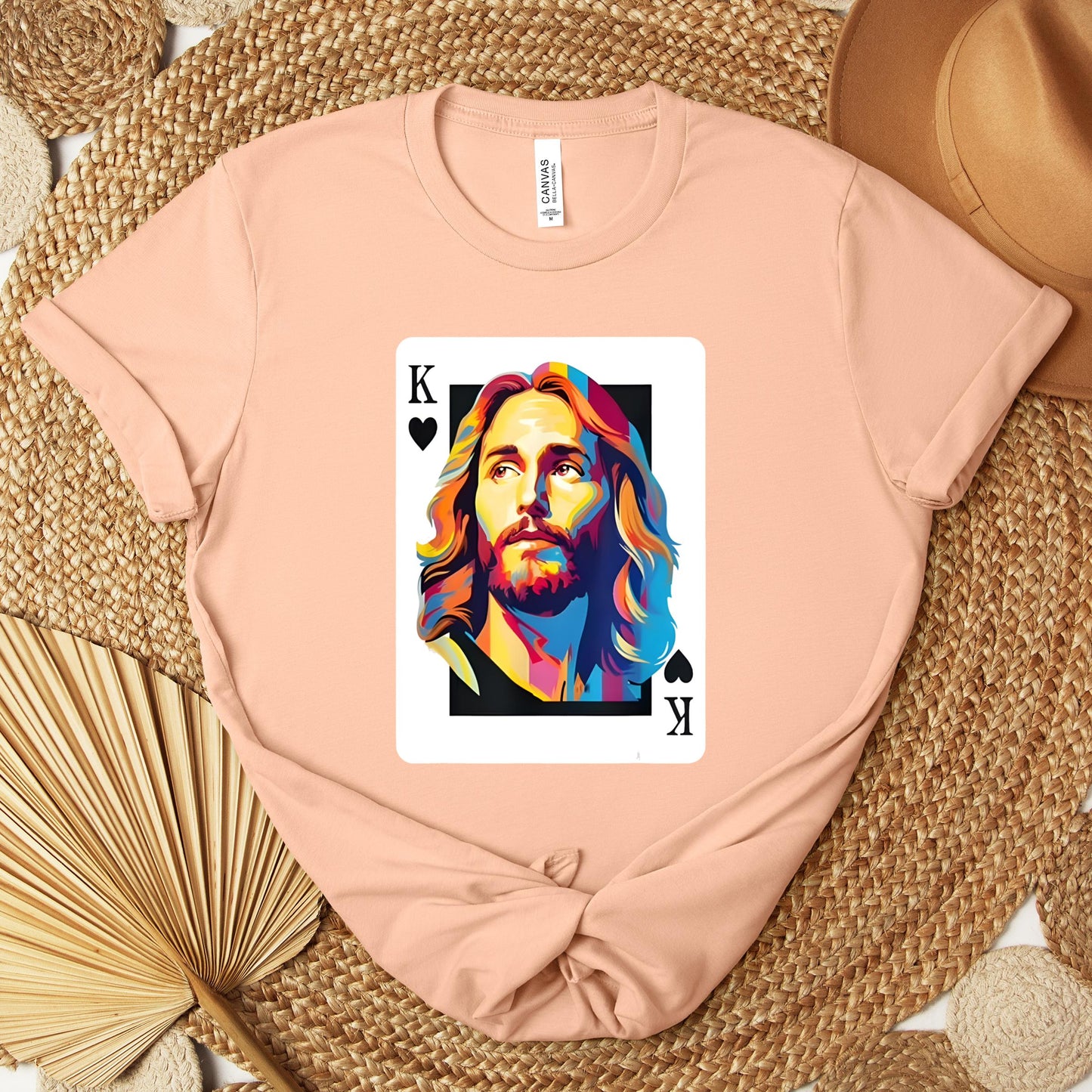 Jesus King Card Premium T-shirt