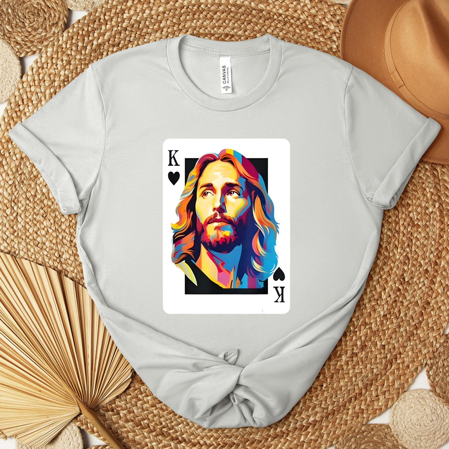Jesus King Card Premium T-shirt