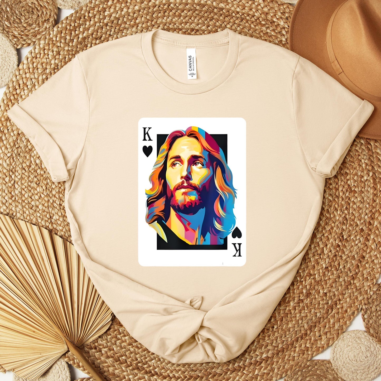 Jesus King Card Premium T-shirt