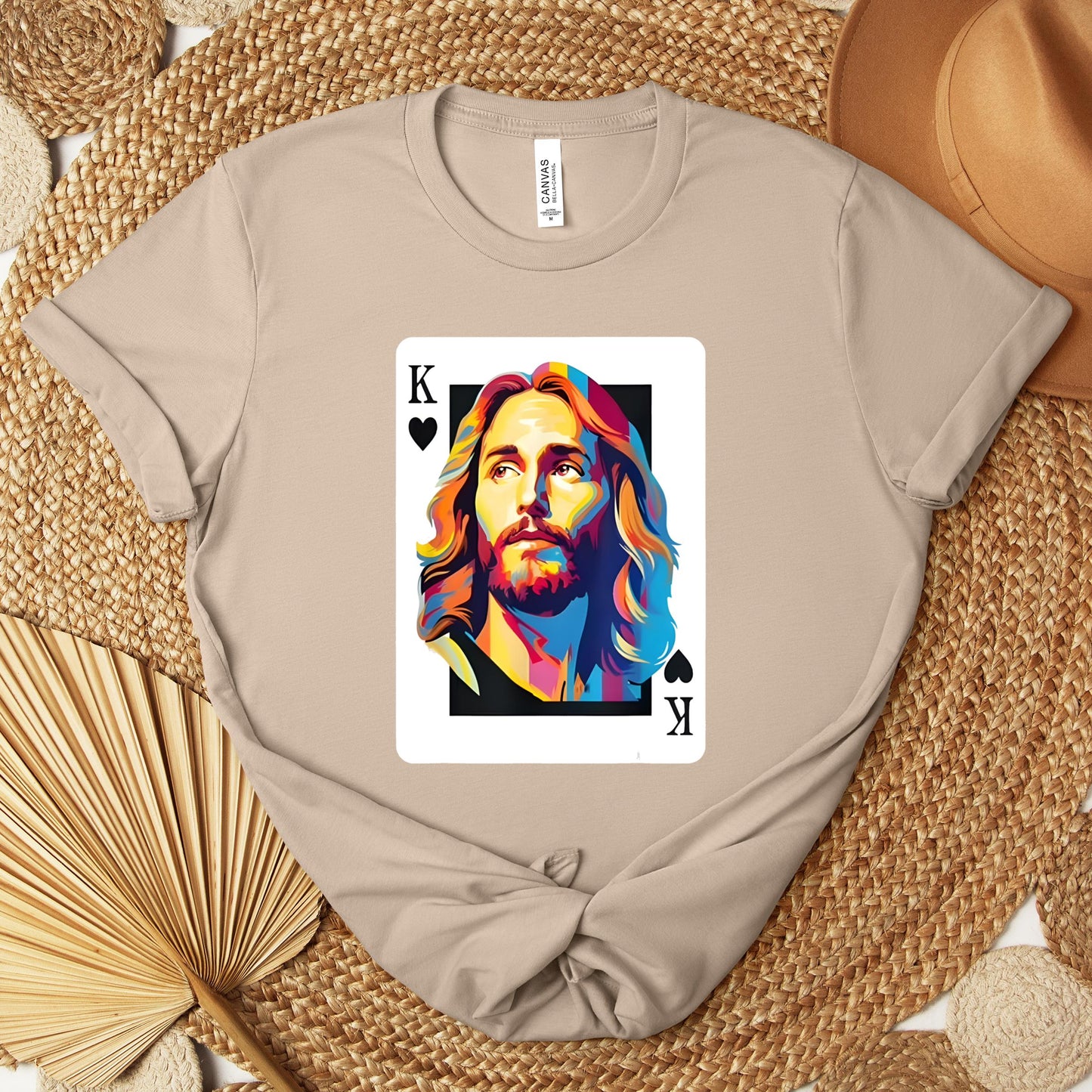 Jesus King Card Premium T-shirt