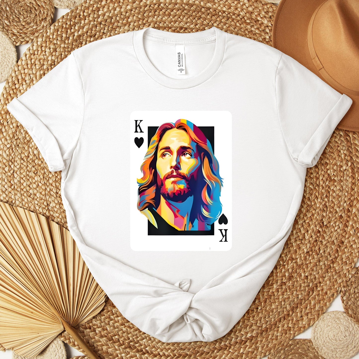 Jesus King Card Premium T-shirt