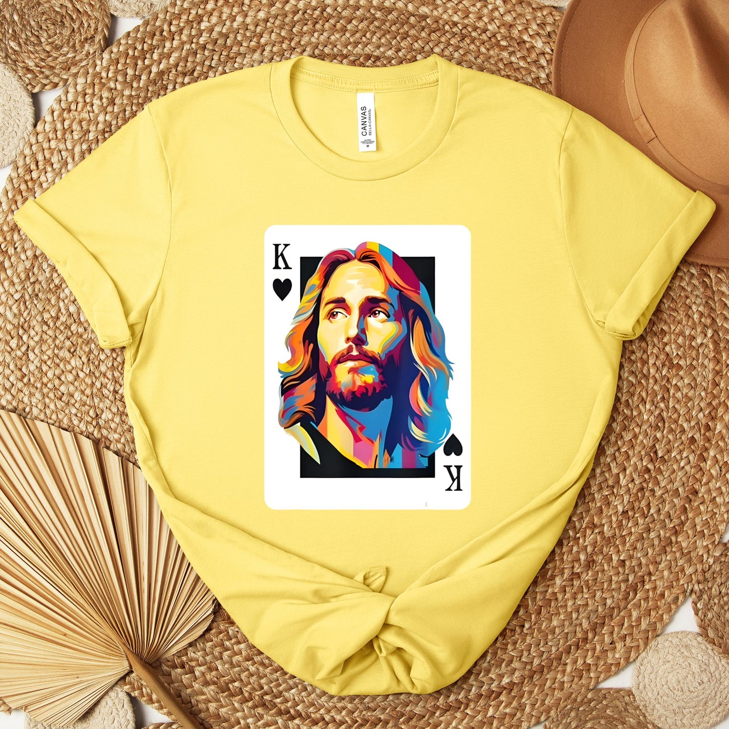 Jesus King Card Premium T-shirt