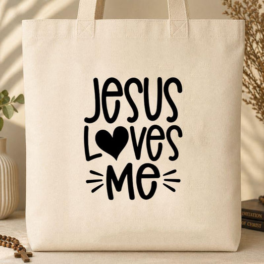 Jesus Loves Me 01 Tote Bag