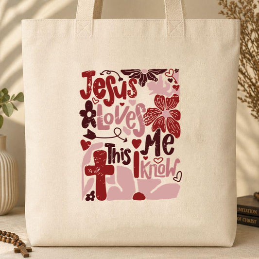 Jesus Loves Me This I Know 03 Tote Bag