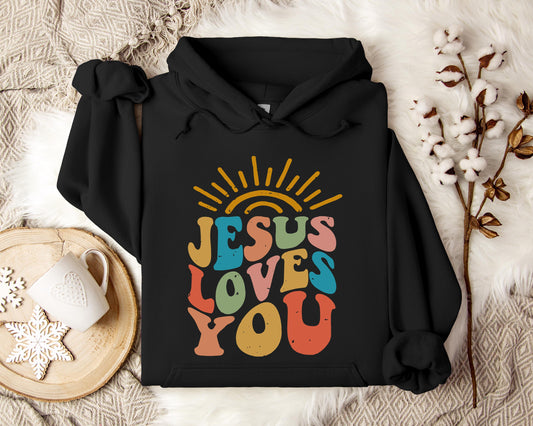Jesus Loves You 2 Hoodie
