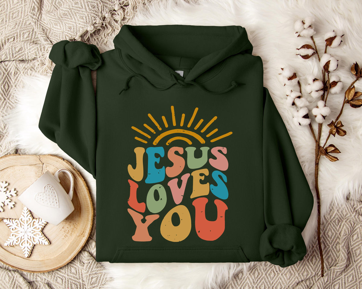Jesus Loves You 2 Hoodie