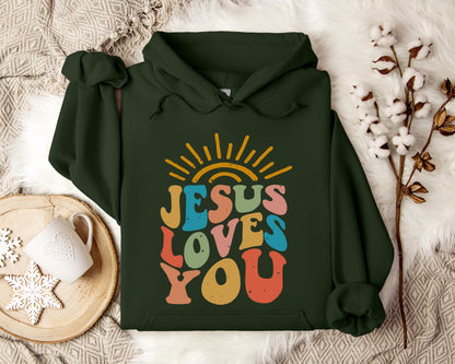 Jesus Loves You 2 Hoodie