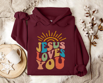 Jesus Loves You 2 Hoodie