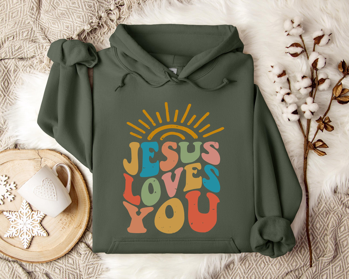 Jesus Loves You 2 Hoodie