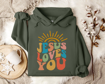 Jesus Loves You 2 Hoodie