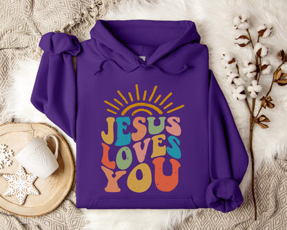 Jesus Loves You 2 Hoodie