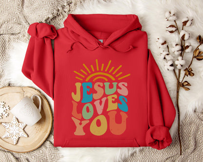 Jesus Loves You 2 Hoodie
