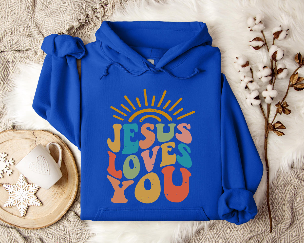 Jesus Loves You 2 Hoodie