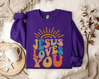Jesus Loves You 2 Sweatshirt