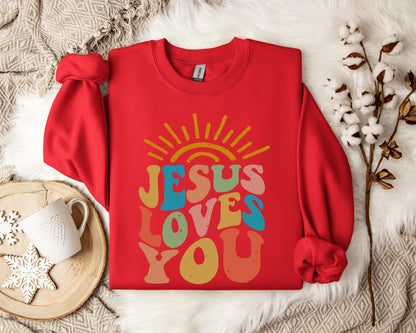 Jesus Loves You 2 Sweatshirt