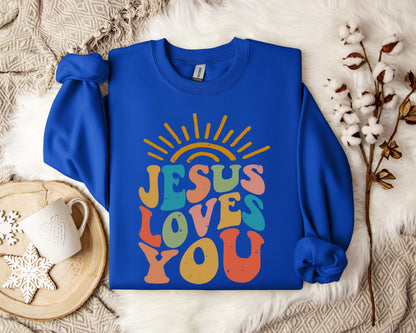 Jesus Loves You 2 Sweatshirt