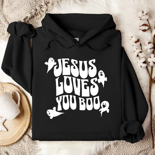 Jesus Loves You Boo Hoodie