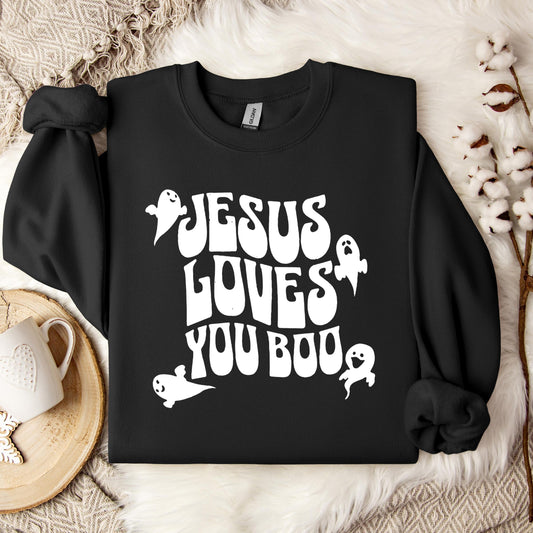 Jesus Loves You Boo Sweatshirt