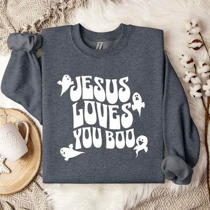 Jesus Loves You Boo Sweatshirt