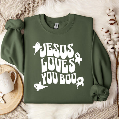 Jesus Loves You Boo Sweatshirt