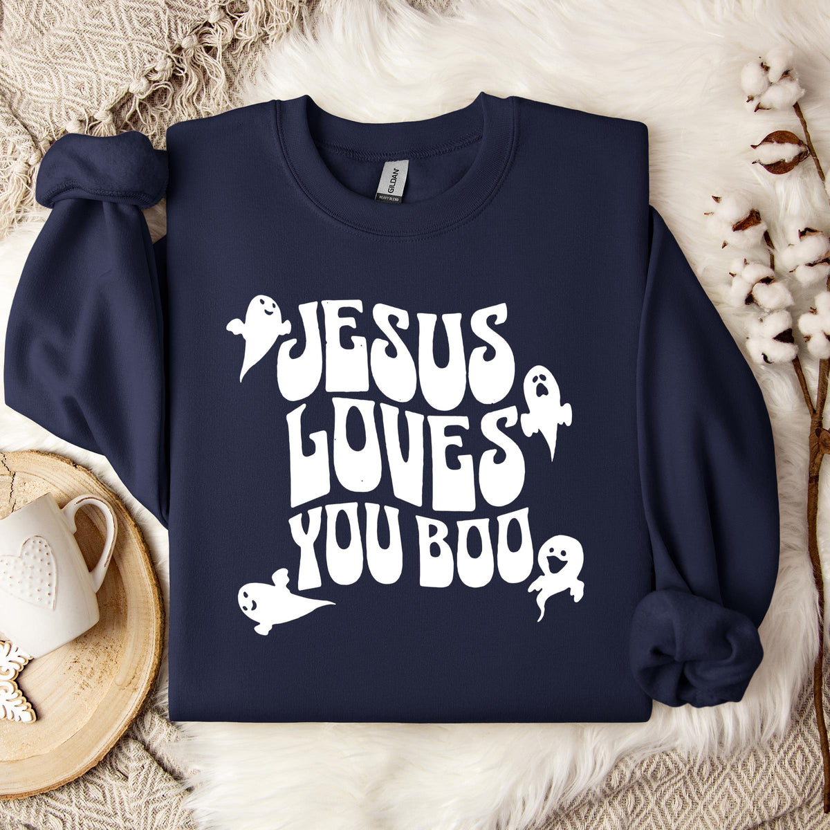 Jesus Loves You Boo Sweatshirt