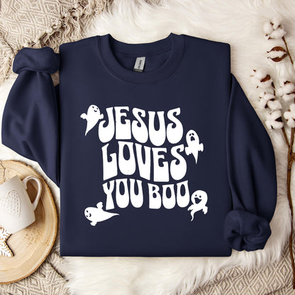 Jesus Loves You Boo Sweatshirt