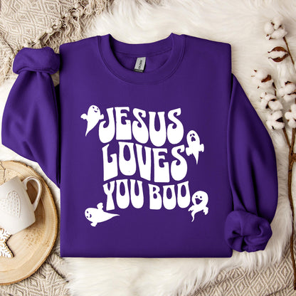 Jesus Loves You Boo Sweatshirt