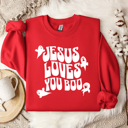 Jesus Loves You Boo Sweatshirt