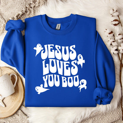 Jesus Loves You Boo Sweatshirt