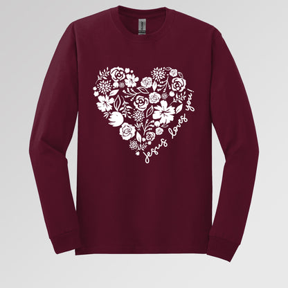 Jesus Loves You Floral