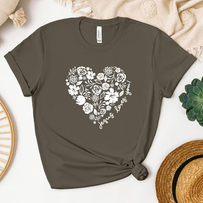 Jesus Loves You Floral