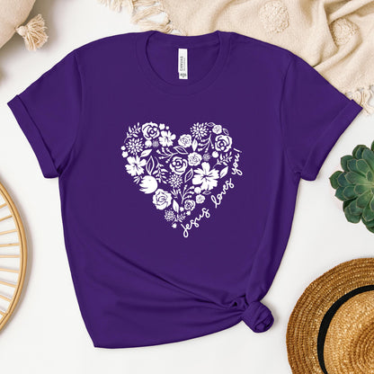 Jesus Loves You Floral