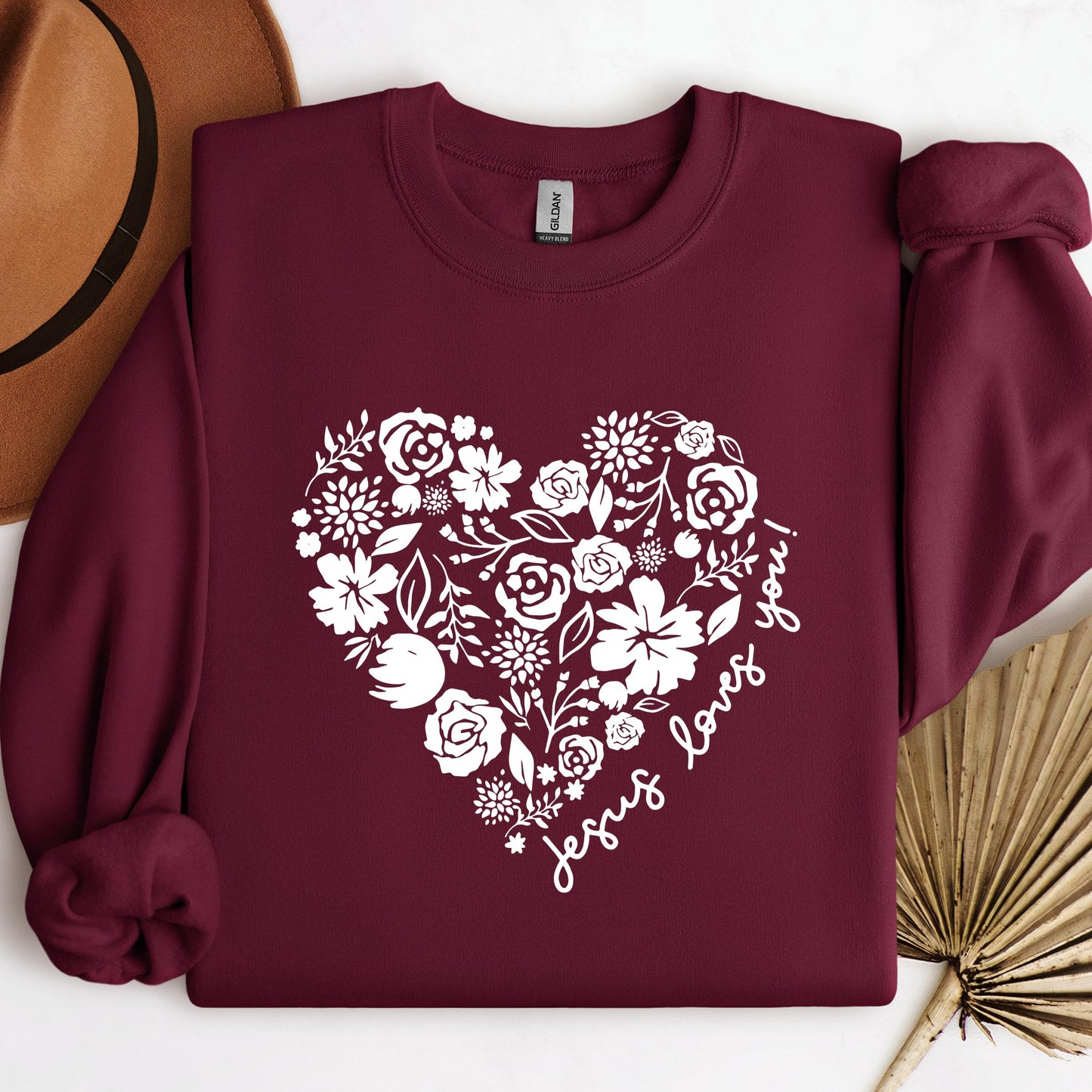Jesus Loves You Floral