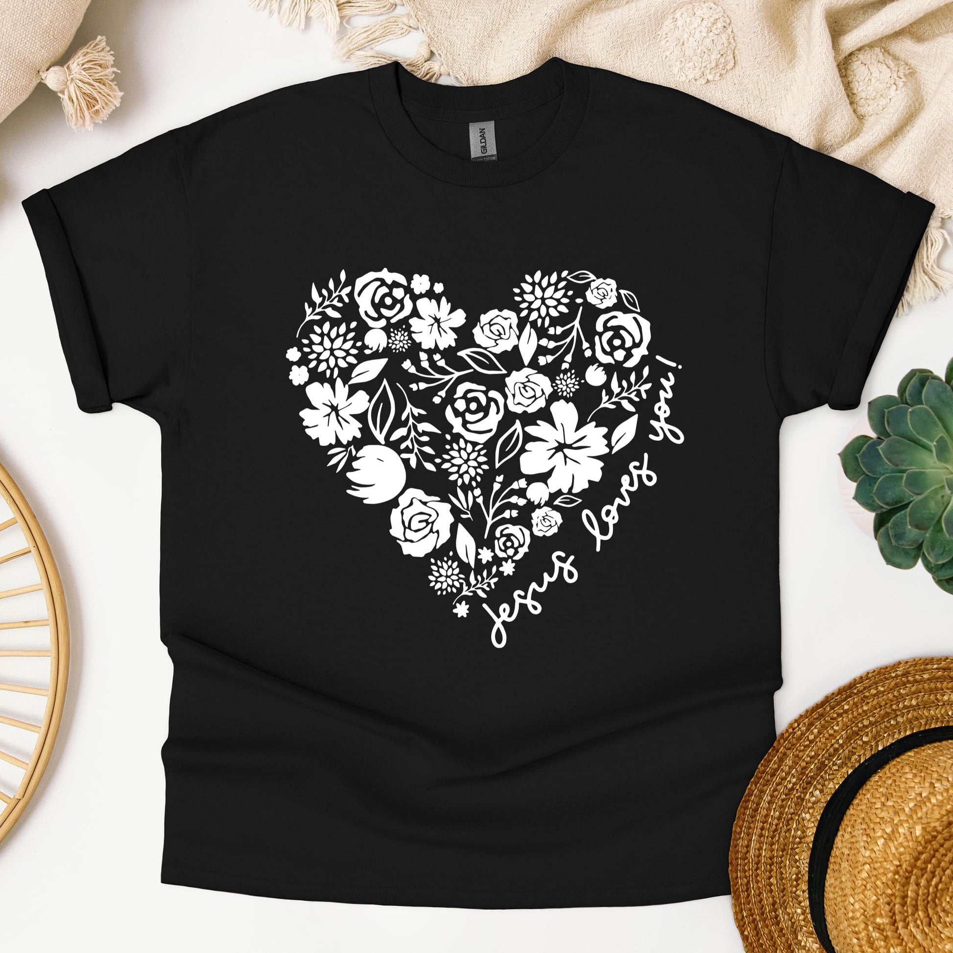 Jesus Loves You Floral