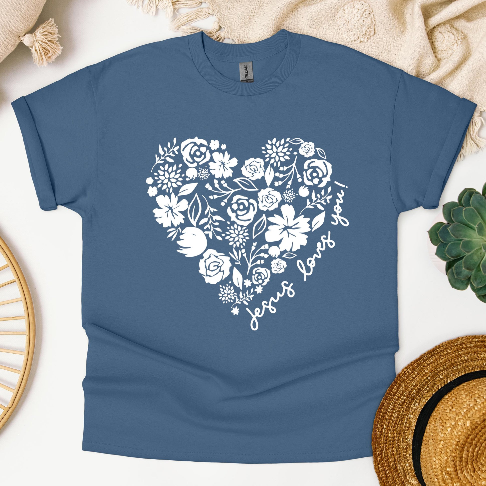 Jesus Loves You Floral