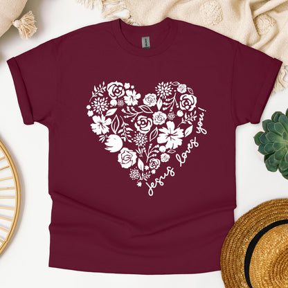 Jesus Loves You Floral