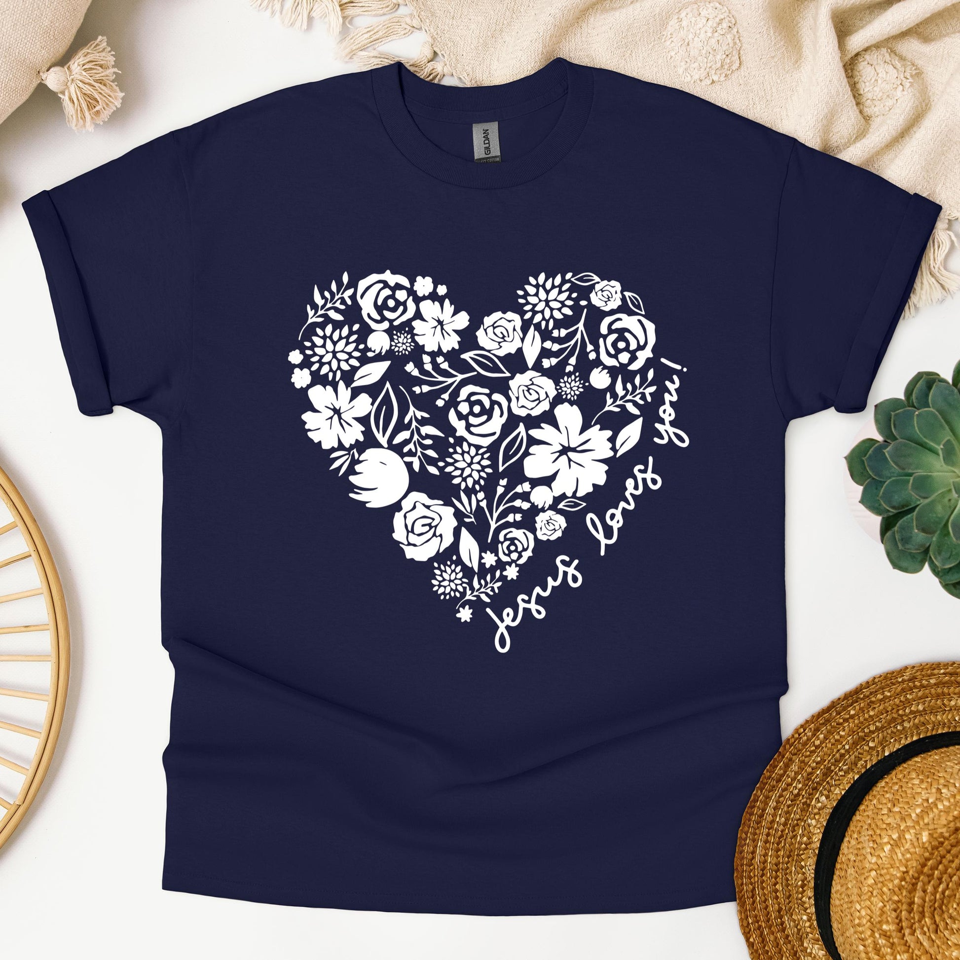 Jesus Loves You Floral
