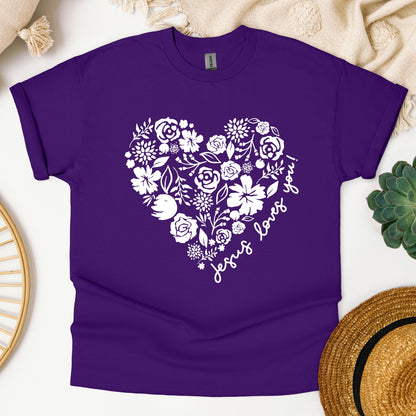 Jesus Loves You Floral