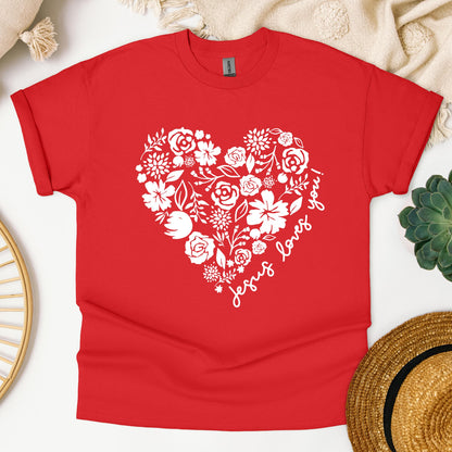 Jesus Loves You Floral