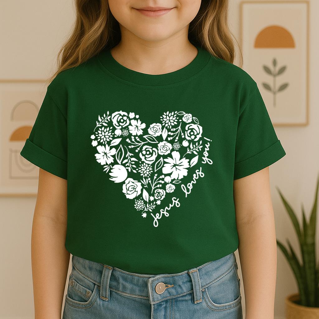 Jesus Loves You Floral