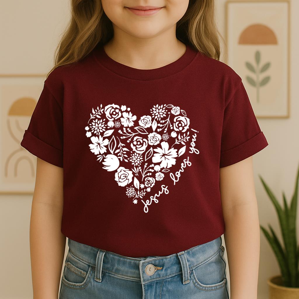 Jesus Loves You Floral